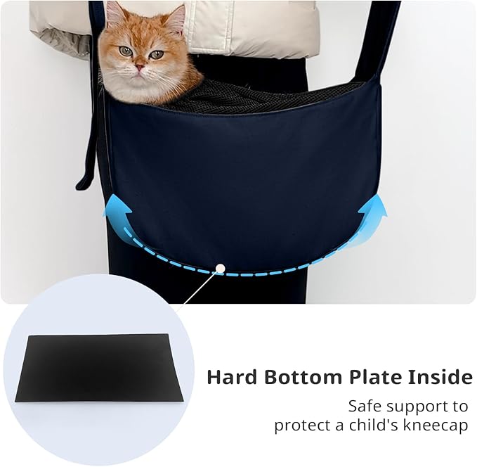 ONECUTE Crossbody Dog Sling Carrier, Wearable Portable Pet Bag - Image 5
