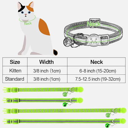 Taglory Reflective Cat Collar Breakaway - Image 6