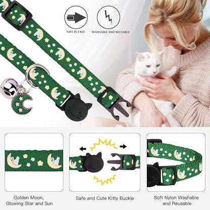 Baeuppit 2Pcs Breakaway Cats Collars Cat Collars - Image 2
