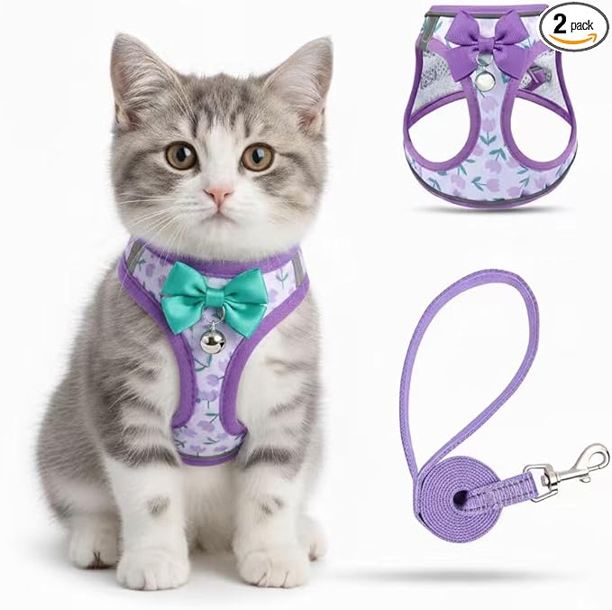 Cat Harness and Leash Escape Proof by SALFSE