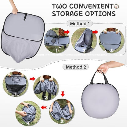 Tailtastic Pet Playpen with Surround Tunnel, Outdoor/Indoor Cat Playpen with - Image 7