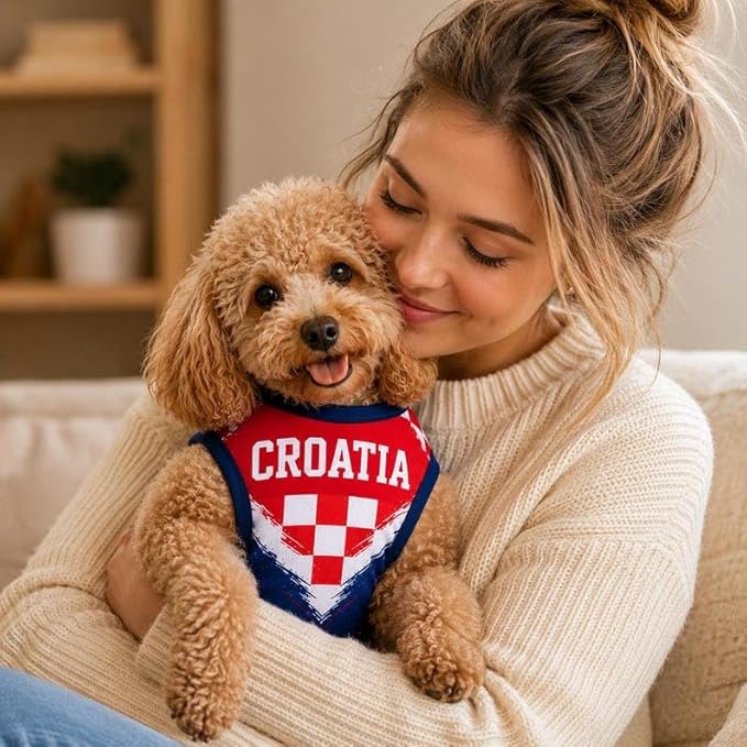 V-DECORPARKS Personalized Pet Soccer Jersey Custom Name Number Dog Cat Football - Image 4