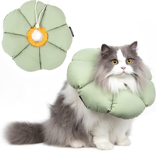 Cat Cone Collar, Cute Waterproof Cat Recovery Collar, Anti-Bite Lick Wound by HHIDREAM