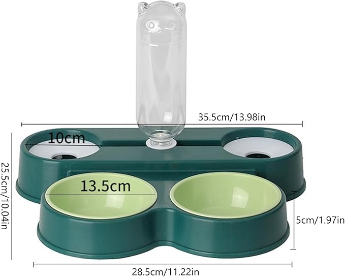 Dogs Bowl Automatic Cats Food Bowl 4 in 1 Pet Food Feeders - Image 2