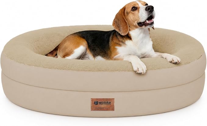 Orthopedic Dog Bed for Medium Dogs, Waterproof Dog Bed by Wozoke