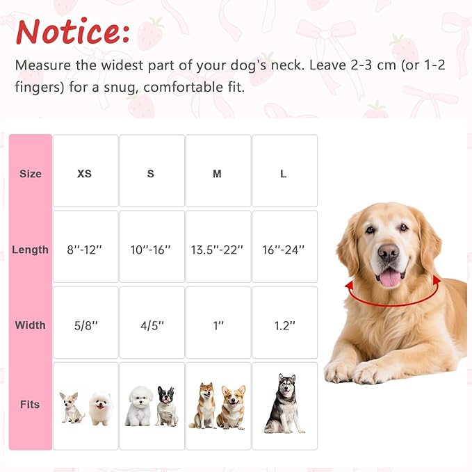 Small Dog Collar, Girl Boy Dog Collars - Image 2