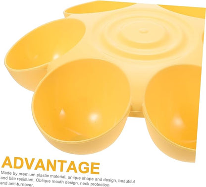Multi Indoor Pet Feeding Bowl for Dogs and Cats High Grade Plastic Food Dish - Image 4