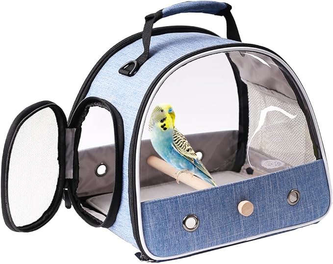 Small Bird Travel Carrier, Portable Bird Travel Carrier by hereex