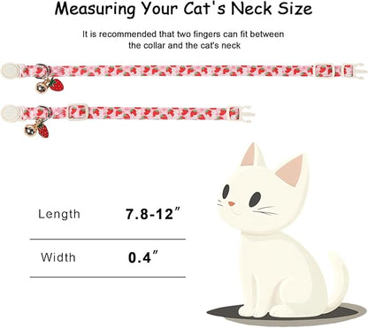 2 Pack Pink Cat Collars - Image 4