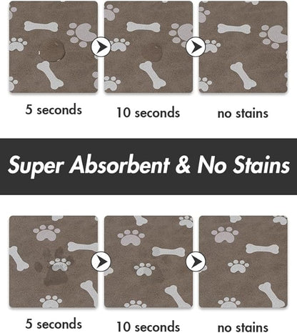MontVoo Dog Food Mat-Large Pet Feeding Mat - Image 2