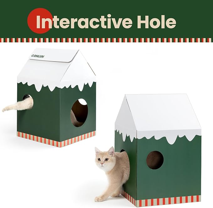 Conlun Cardboard Cat House - Image 4