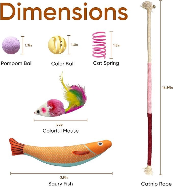 36 Pcs Interactive Cat Toys Set - Image 3