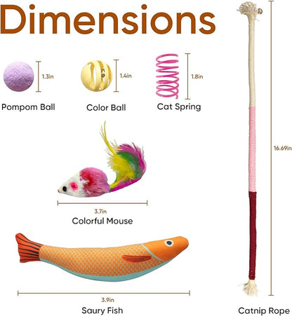 36 Pcs Interactive Cat Toys Set - Image 3
