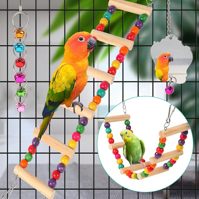 YIXUND Bird Toys for Parakeets, Cockatiels, Love Birds, Budgerigar - Image 5