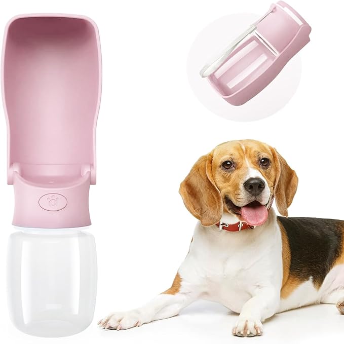 Portable Dog Water Bottle for Walking 19 OZ or 12 OZ Portable Pet Water Bottles - Image 2