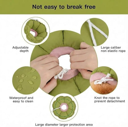 H HIDREAM Soft Dog Cones for Medium Dogs, Cute Adjustable Cone for Dogs to Stop - Image 4