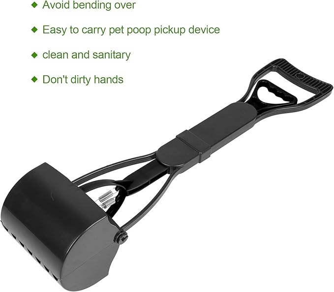 Pet Pooper Scooper, Long Handle Folding Poop Scoop, Stable Jaw Scoop Easy - Image 4