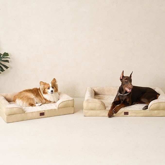 EHEYCIGA Orthopedic Dog Beds for Extra Large Dogs, Waterproof Memory Foam XL - Image 8