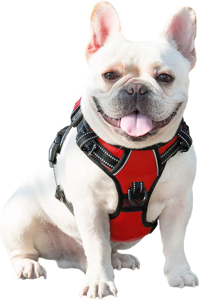 PHOEPET No Pull Dog Harnesses for Small Dogs Reflective Adjustable Front Clip - Image 8