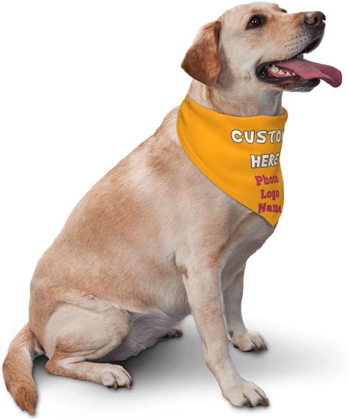 Custom Pet Scarf Dog Bandana - Image 2