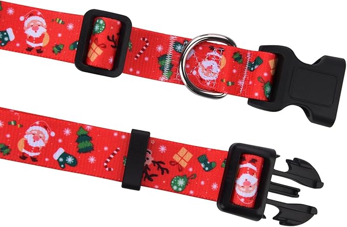 Mihqy Christmas Dog Collar and Leash Set - Image 3