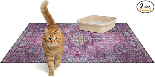 Lovewag Pets Cat Litter Mat 2 Pack by Lovewag