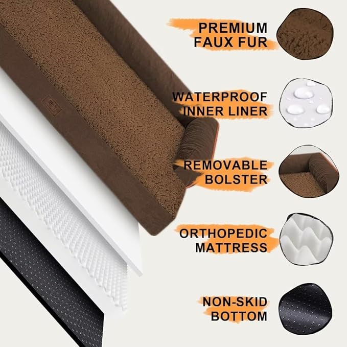 Dog Bed Medium Size Dog-Orthopedic Waterproof Bed - Image 5