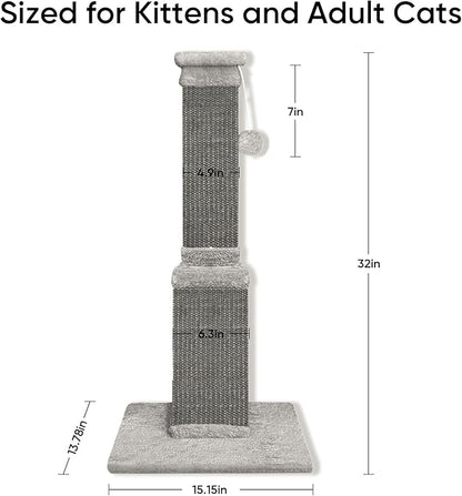 Cat Scratching Post, 32 Inch Cat Scratching Posts - Image 3
