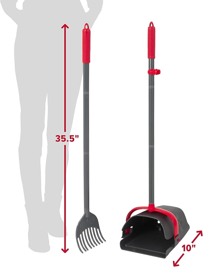 Arm & Hammer Pooper Scooper for Extra Large Dogs Heavy Duty, Outside Yard Dog - Image 5