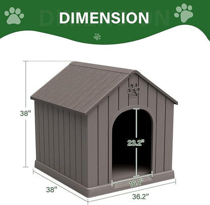 Bifanuo Dog House for Outdoor & Indoor, Waterproof Puppy Shelter - Image 5