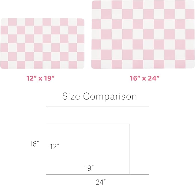 Checkered Dog Feeding Mat, Absorbent Mats - Image 7