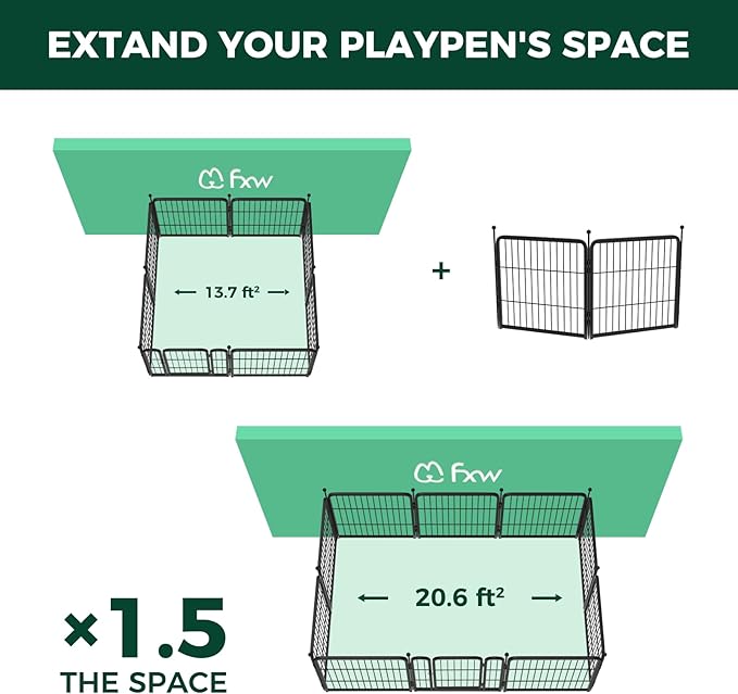 FXW Rollick Unleashed Dog Playpen - Image 2
