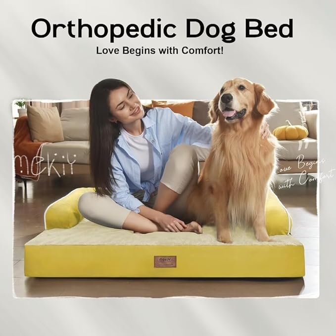 Large Dog Bed Orthopedic Washable | Beds Bolster Pet - Image 7