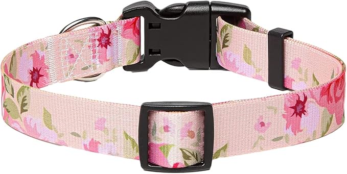 Mihqy Dog Collar with Bohemia Floral Tribal Geometric Patterns - Image 2