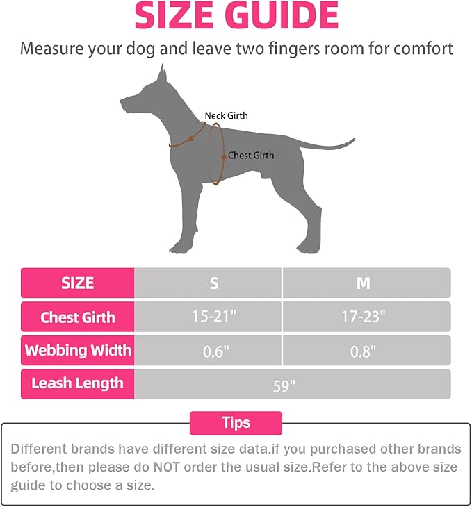 PUPTECK No Pull Dog Harness Soft Adjustable Basic Nylon Step in Puppy Vest - Image 2