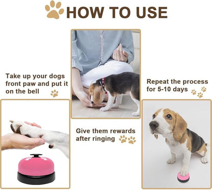 2 Pack Dog Door Bells Dog Doorbell to go Outside Puppy Train Bell - Image 6