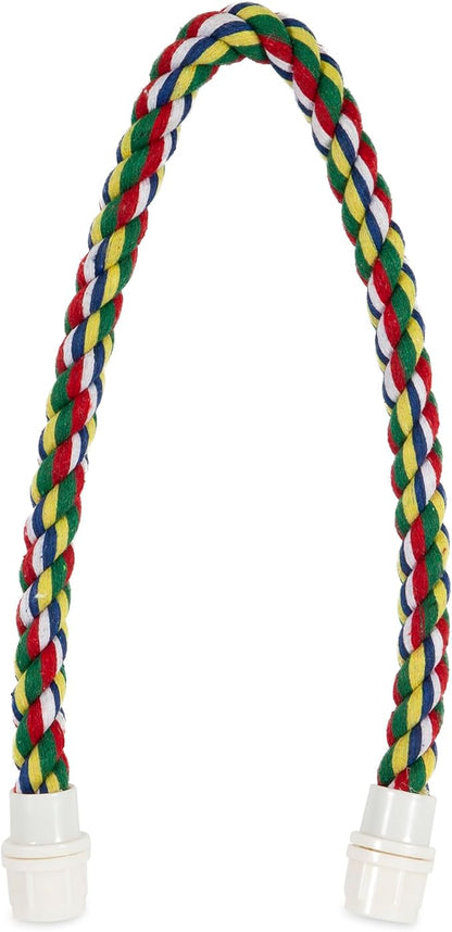 JW Pet Comfy Perch For Birds Flexible Multi-color Rope, Small - Image 3