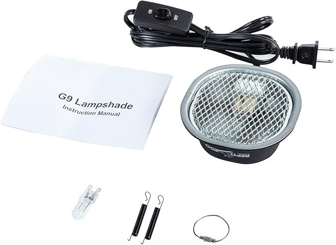 G9 Reptile Heat Lamp Bulb and Light Fixture - Image 8