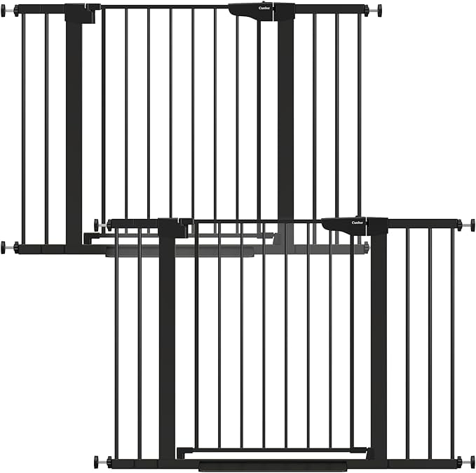 Cumbor 2 Pack 30-46" Baby Gate for Stairs, Mom's Choice Awards Winner-Auto by Cumbor
