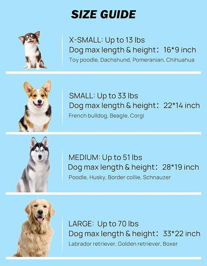JOYTUTUS 32 Inch Collapsible Dog Crate, Steel Frame 8-Bar Foldable Soft Kennel - Image 6