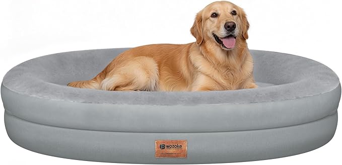 Orthopedic Dog Bed for Large Dogs, Waterproof Dog Bed for Large Size Dogs by Wozoke
