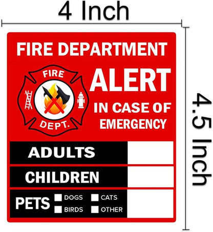 Emergency Alert People and Pet Finder Sticker/Decal - Image 2