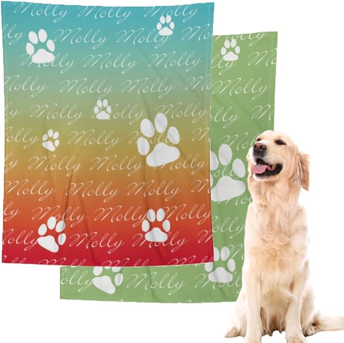 M YESCUSTOM Customized Dog Blanket by MYESCUSTOM