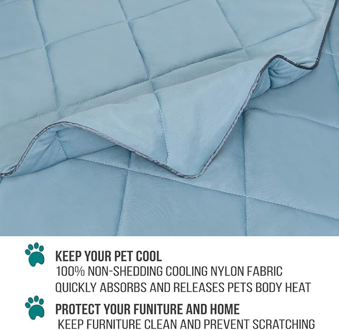 PetAmi Premium Cooling Dog Blanket | Lightweight Fluffy Pet Throw Blanket Bed - Image 4