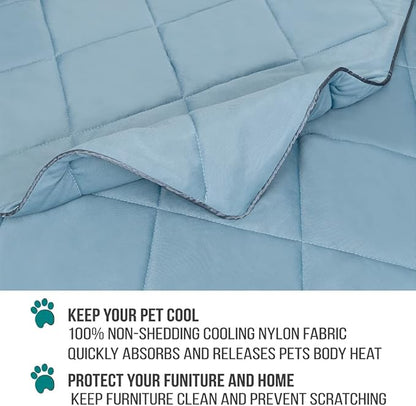 PetAmi Premium Cooling Dog Blanket | Lightweight Fluffy Pet Throw Blanket Bed - Image 4