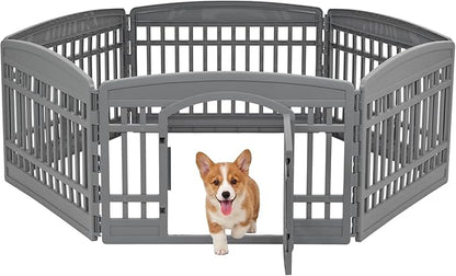 IRIS USA 24" Dog Playpen 6-Panel Pet Exercise Pen by IRISUSA