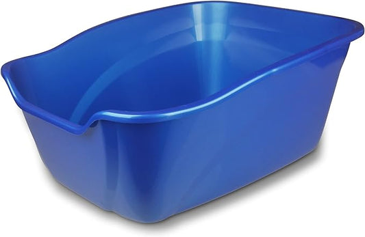 Pureness Giant High Sides Cat Litter Pan, Colors may Vary. by VanNessPets