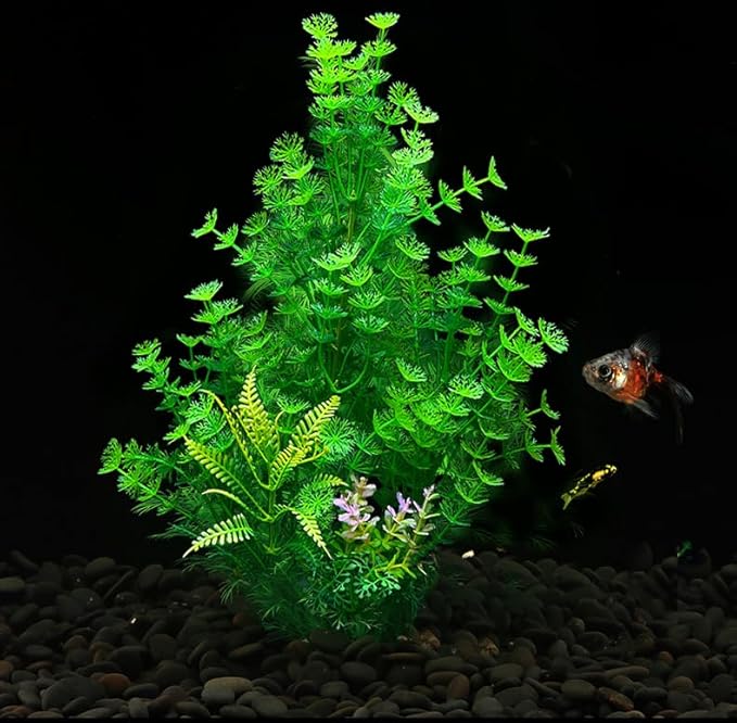 2 Pack Aquarium Decor Plastic Plants Extra Large Artificial Fish Tank Plants - Image 7
