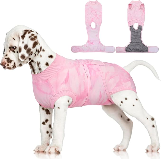 FUAMEY Recovery Suit for Dogs After Surgery, Soft Breathable Dog Bodysuit by FUAMEY