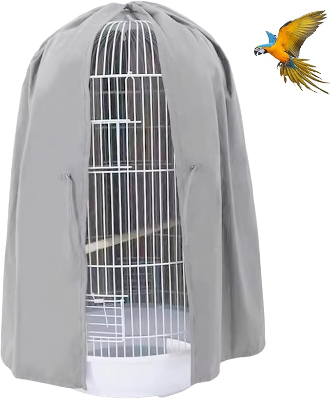 QBLEEV Round Parrot Birdcage Cover Pet Universal Blackout Cage Cover Shade by QBLEEV